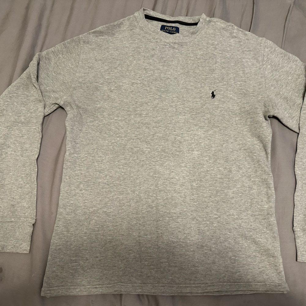 Polo Ralph Lauren Light Gray Long Sleeve